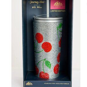 NIB 25 oz. Sparkly Tumbler - Cherry